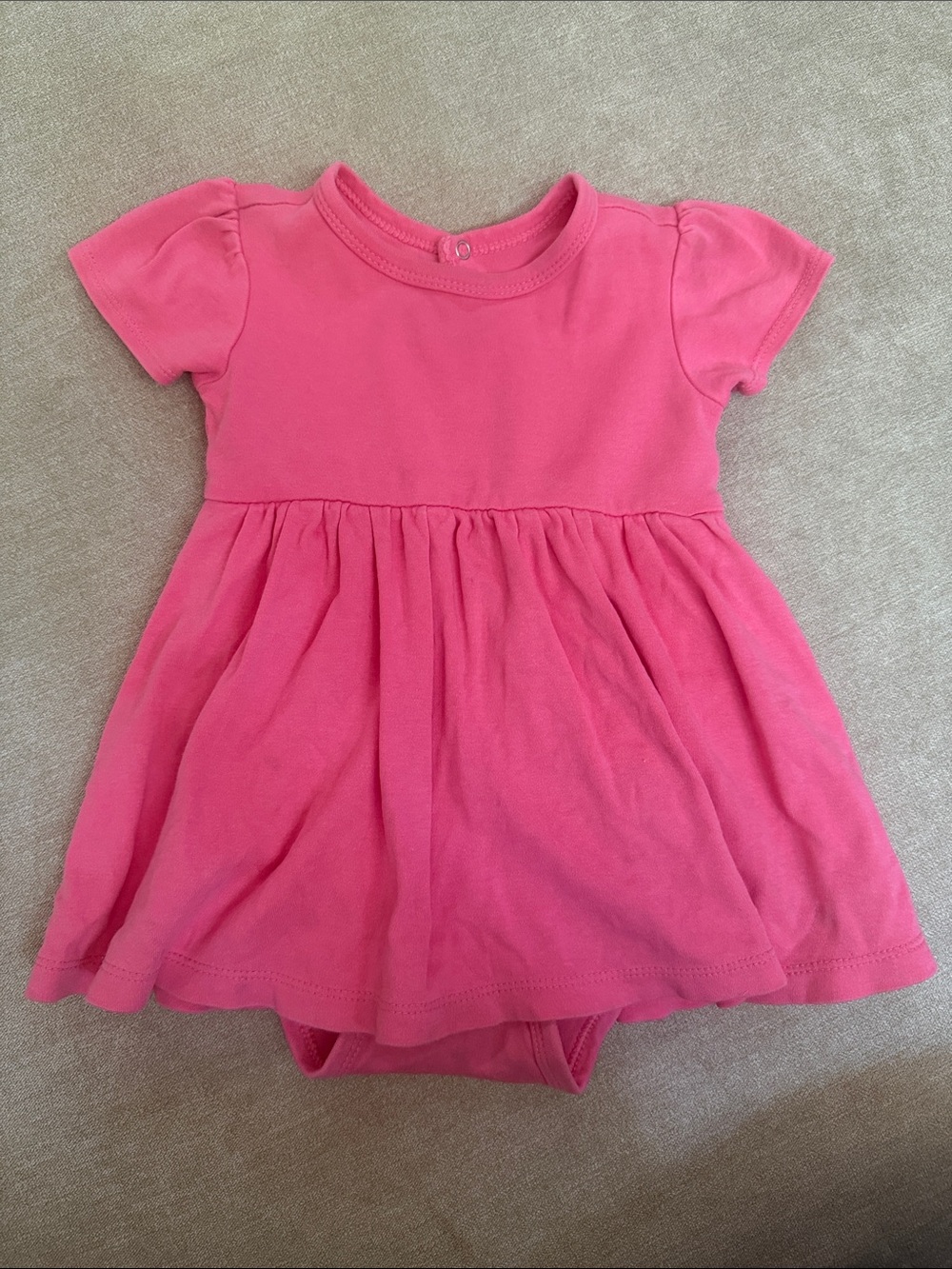 Primary Pink Casual Baby/Toddler Dress